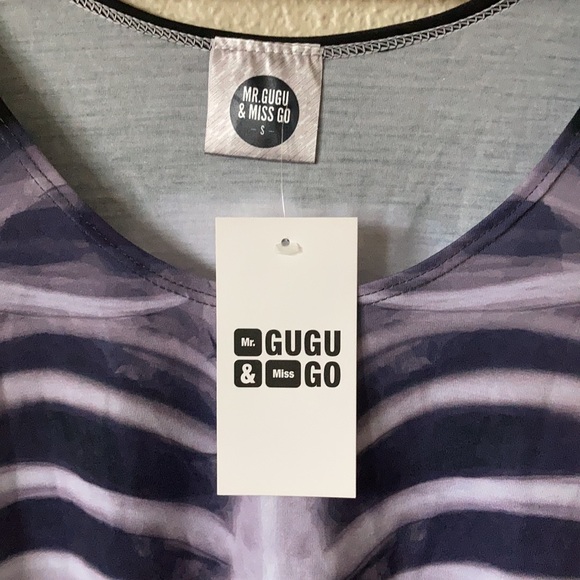 X Ray Skeleton Butterflies Unisex Oversized Lightweight Tank Top Small - Picture 9 of 10